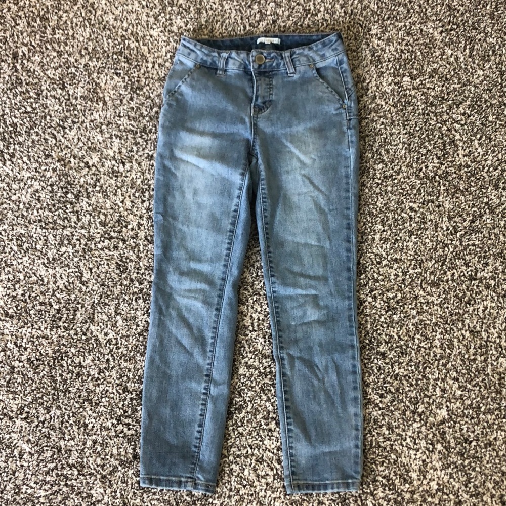 Copper key light blue skinny jeans